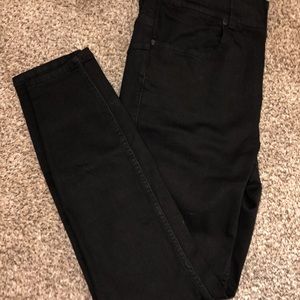 Hottopic Blackheart black super skinny jeans